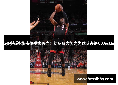 阿列克谢-施韦德发表感言：将尽最大努力为球队夺得CBA冠军